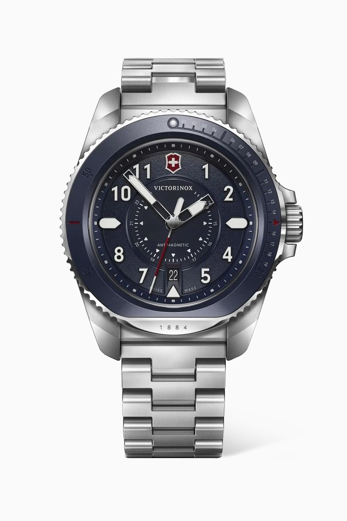 

Journey 1884 Stainless Steel Quartz Watch, 43mm, Blue