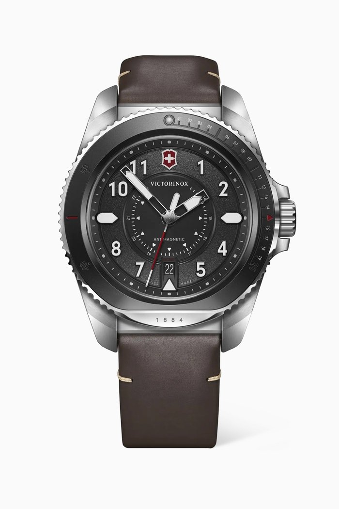 

Journey 1884 Stainless Steel Quartz Watch, 43mm, Black