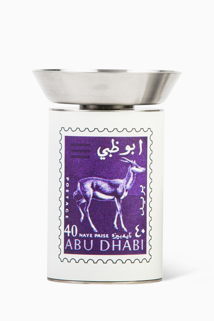 

Medium Vintage Post Stamps Mabkhara - Abu Dhabi, Colourless
