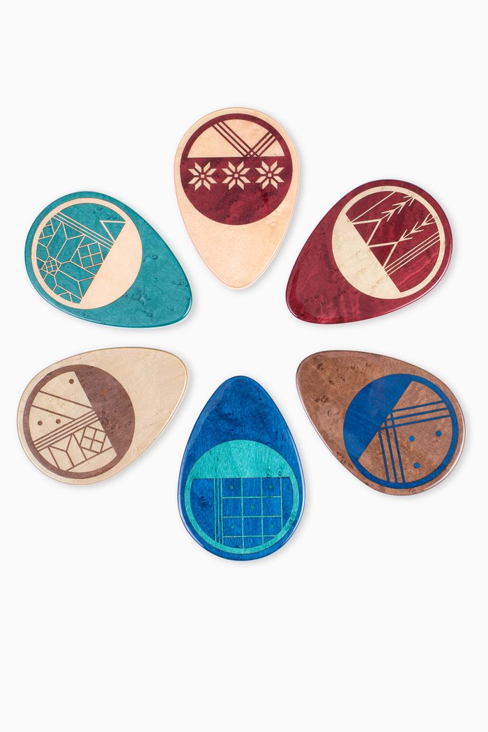 

Voice of AYA Coasters, Set of 6, Multicolour