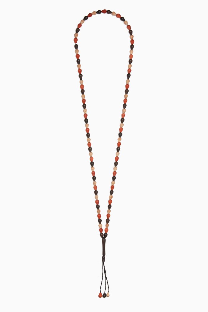 

99 Wooden Masbaha Prayer Beads, Multicolour