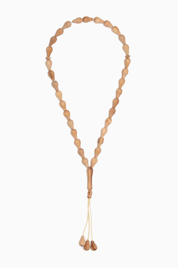 

Wooden Masbaha Prayer Beads, Colourless