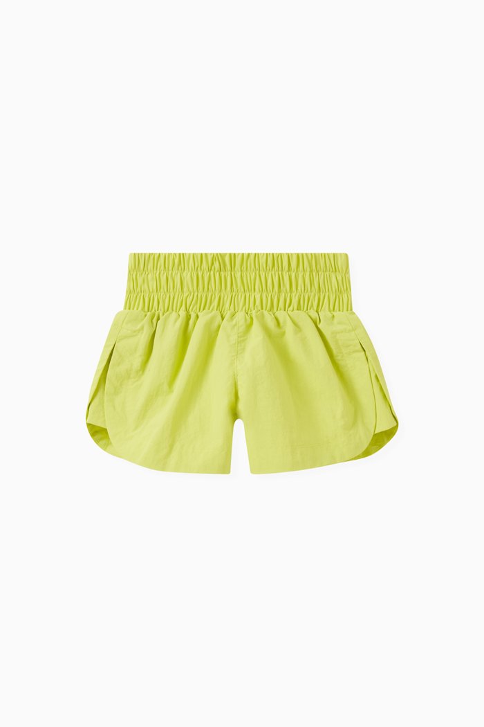 Pull-on Shorts in Nylon, Green
