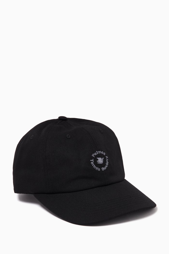 

Circle 6-panel Cap in Canvas, Black