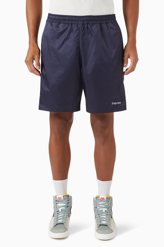 

Middle Logo Shorts in Nylon, Blue