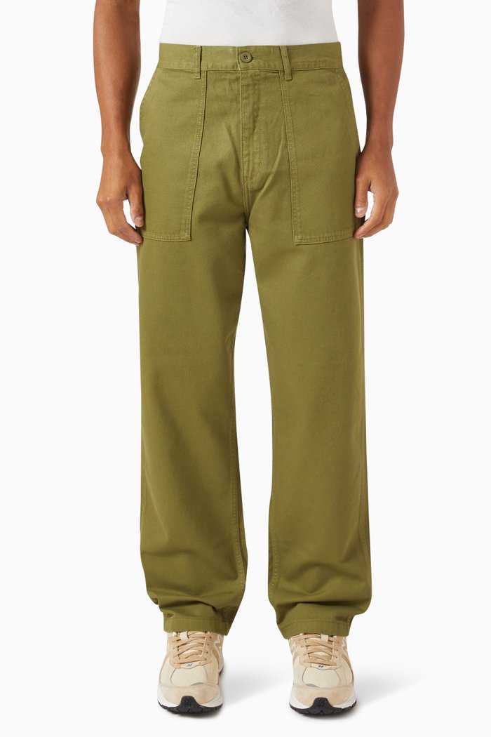 

Groundsman Trousers in Organic Cotton Twill, Green