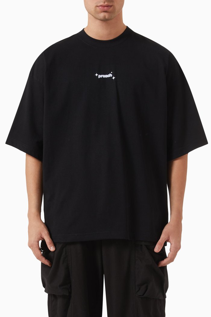 

Saturn T-shirt in Organic Cotton, Black