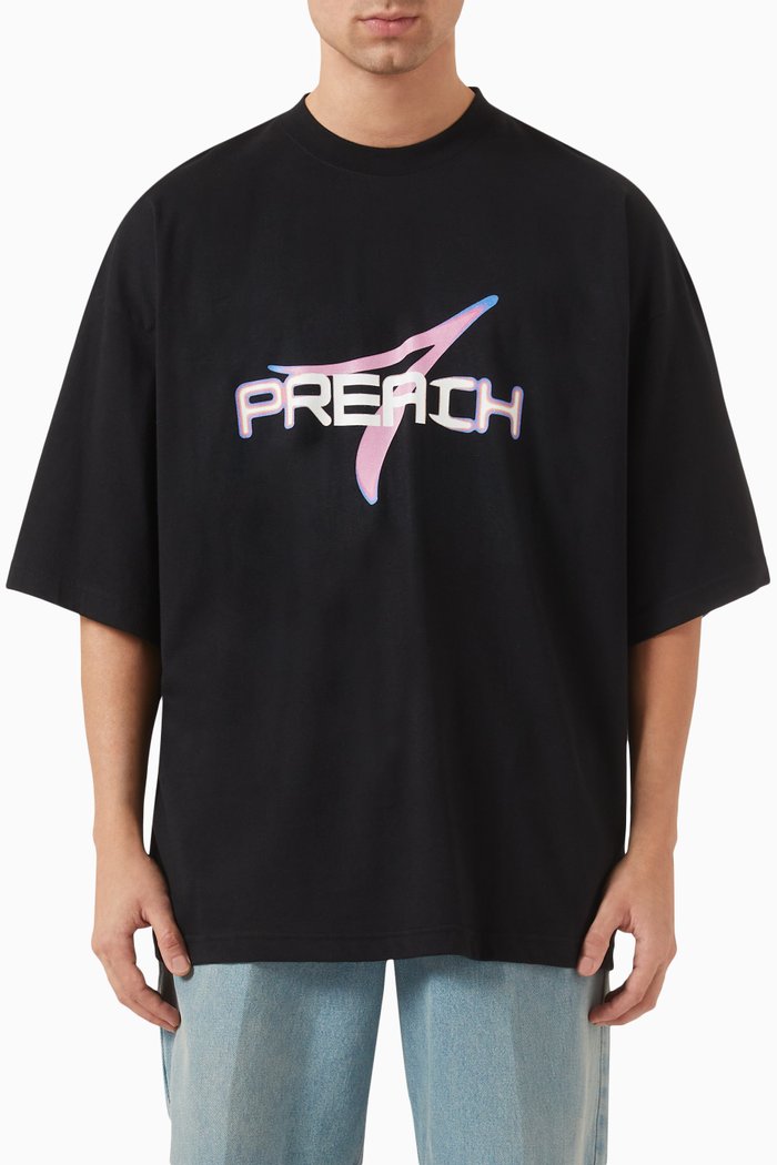 

Blurry T-shirt in Organic Cotton, Black