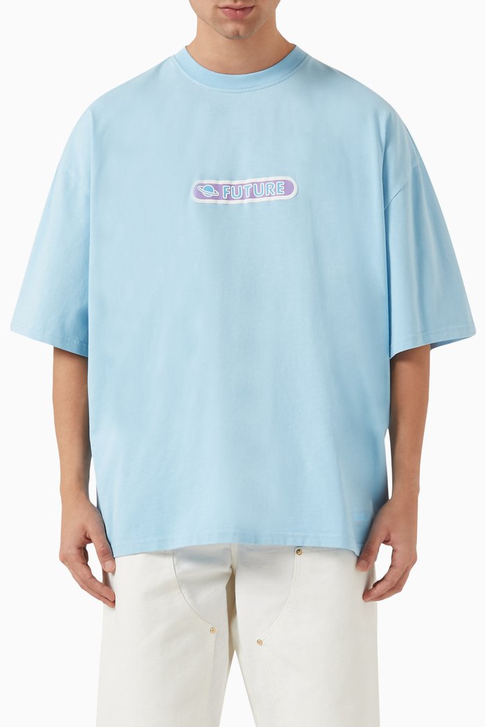 

Future Pill T-shirt in Organic Cotton, Blue