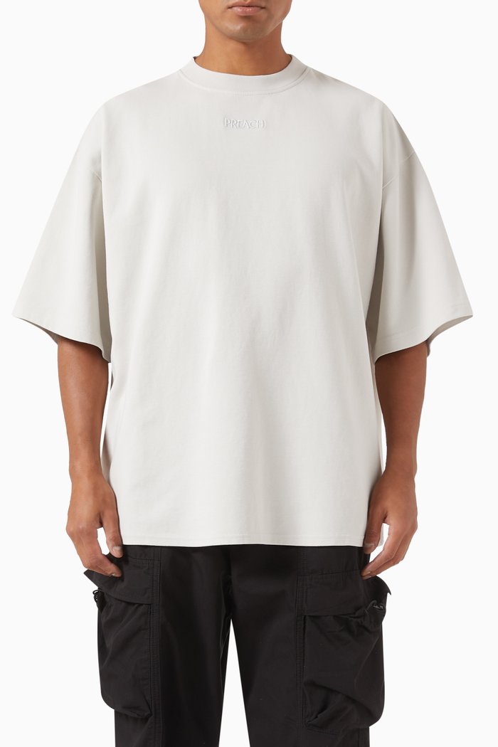 

Heavy T-shirt in Jersey, Grey