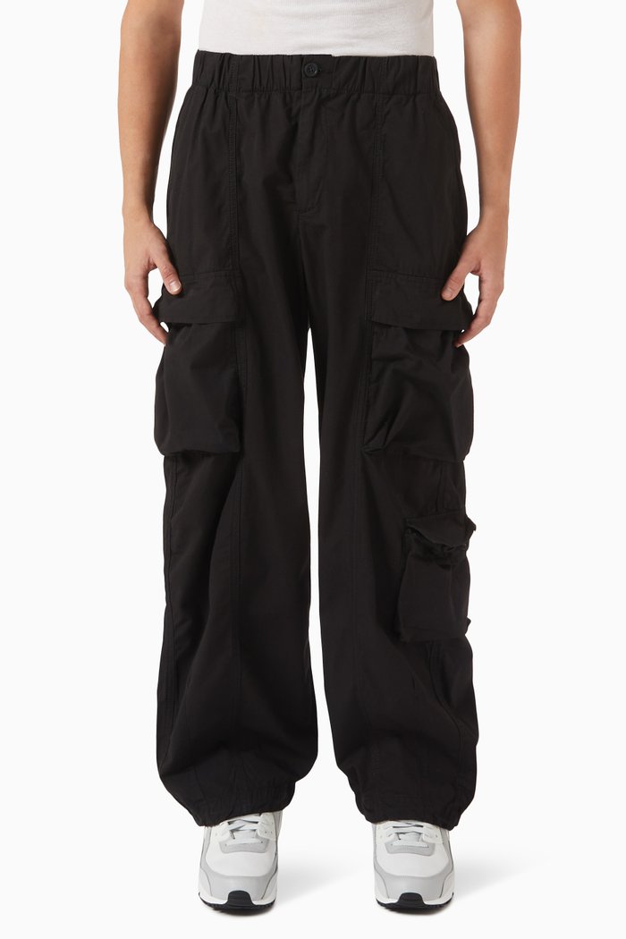 

Baggy Pants in Cotton, Black