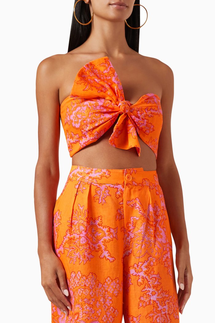 

Toni Top in Linen, Orange
