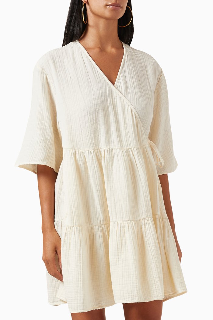 

Magdalena Dress in Cotton, Neutral