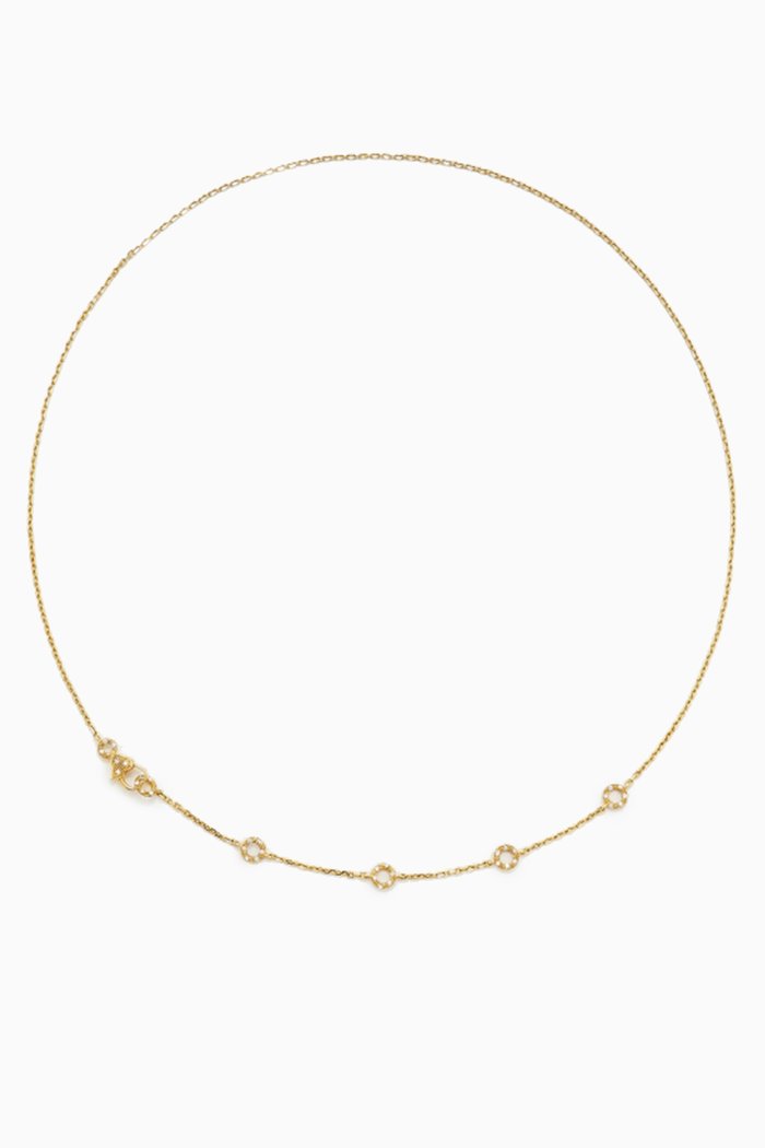 

Solitaire Mini Donuts Diamond Necklace in 18kt gold, Yellow