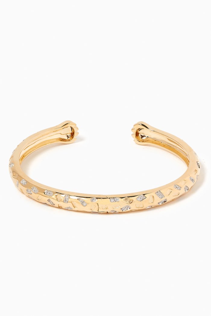 

Jonc Papatte Diamond Bracelet in 9kt Gold, Yellow