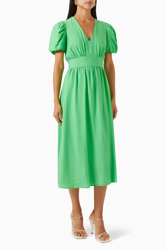 

Yasclema Midi Dress in Viscose-blend, Green