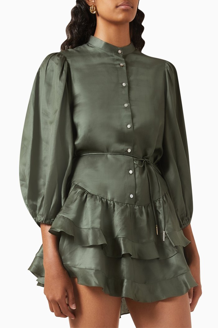 

Rey Mini Dress, Green
