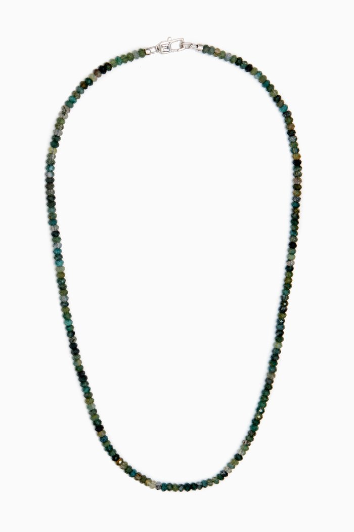 Nodo Semi-precious Necklace, Green