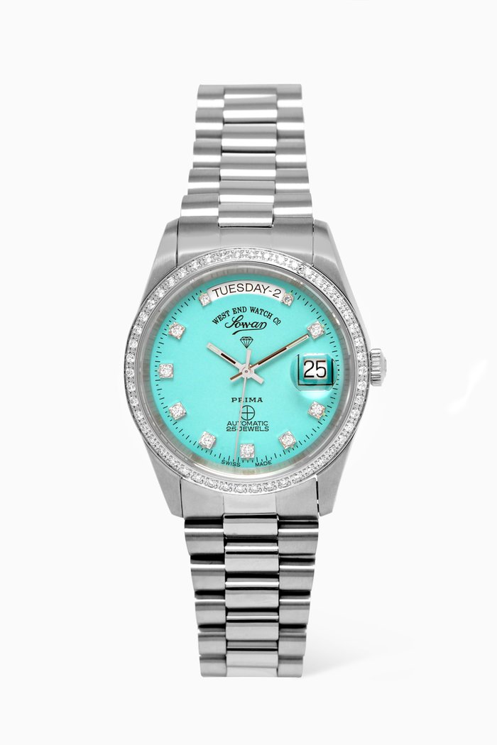 

The Classics Diamond Automatic Watch, Silver