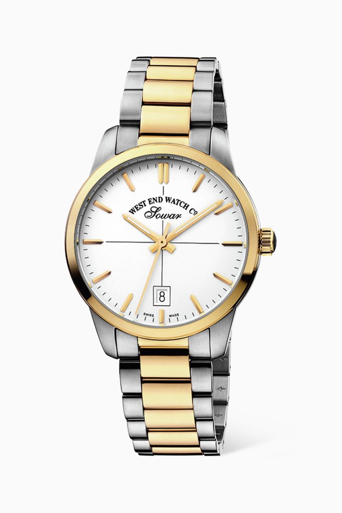 

Everbright Quartz Stainless Steel Watch, 28mm, Multicolour
