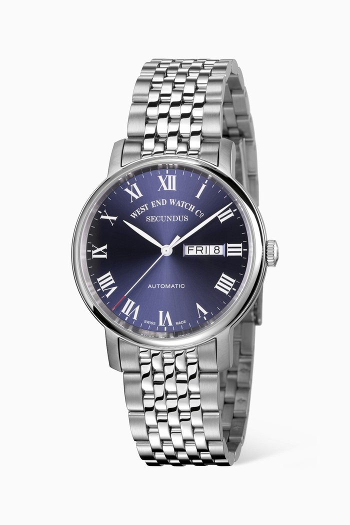 Secundus Automatic Watch, Silver
