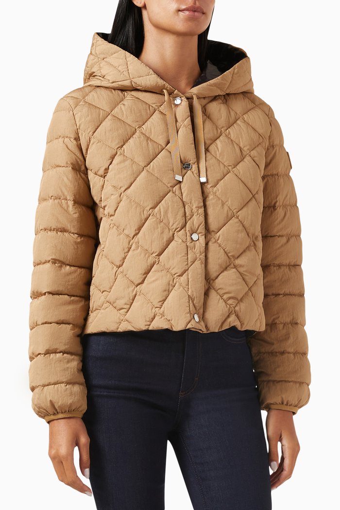 

Hooded Reversible Jacket in Nylon, Neutral