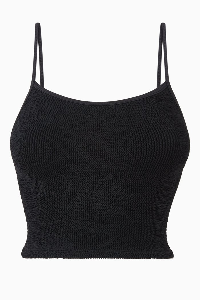 

Brandy Cami Top in Crinkle™ Fabric, Black