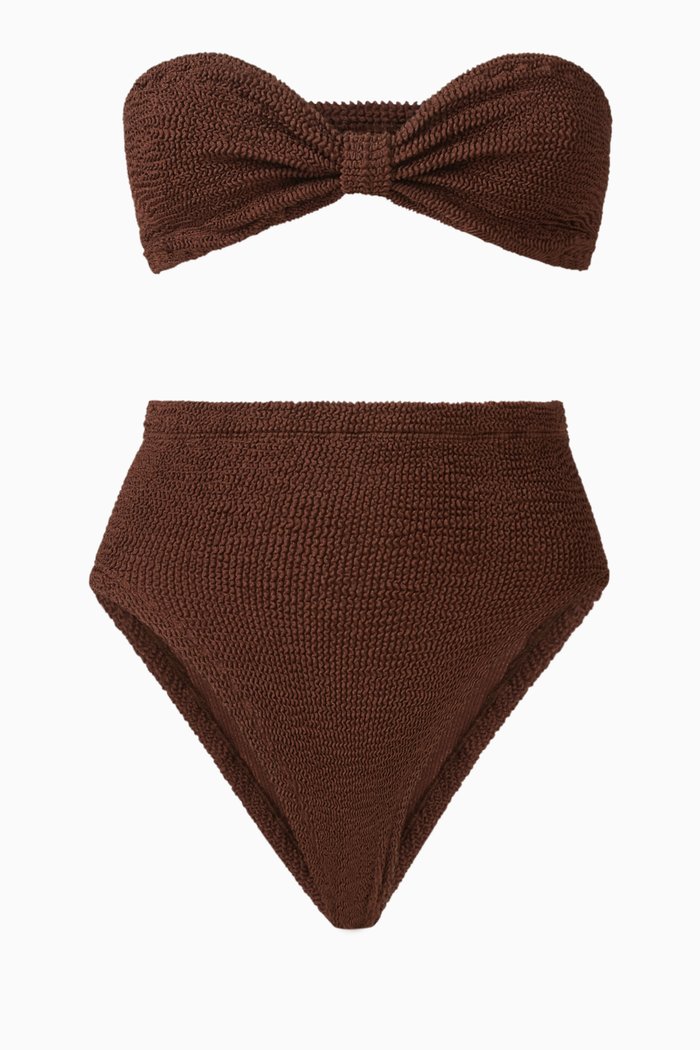 

Ruby Bandeau Bikini Set, Brown