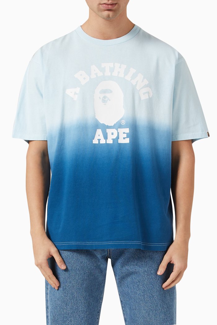

College Gradation T-shirt in Cotton, Blue