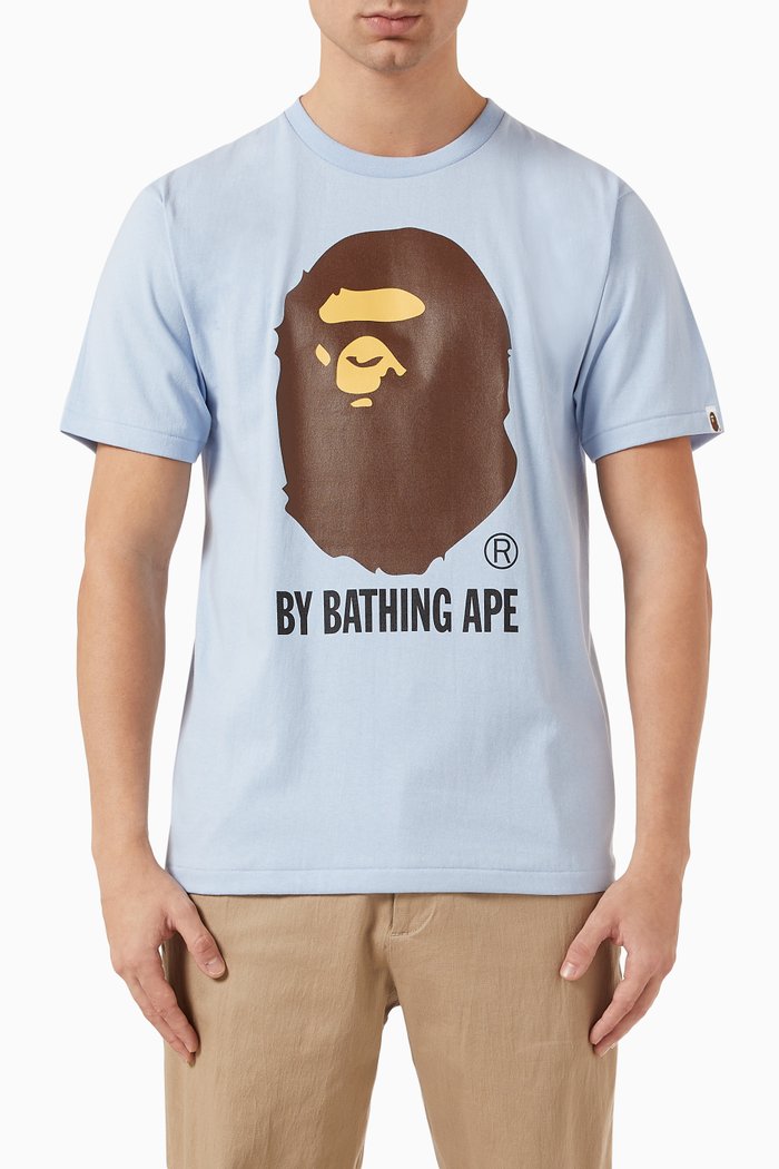 By Bathing Ape T-shirt in Cotton, Blue