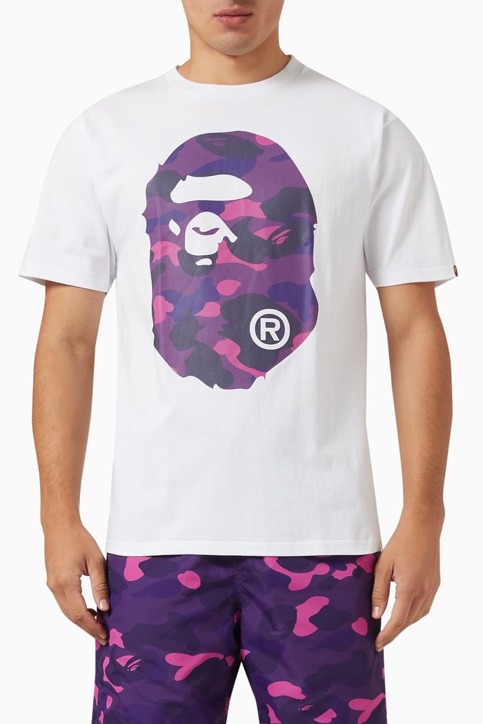 Graphic Logo T-shirt in Cotton, White