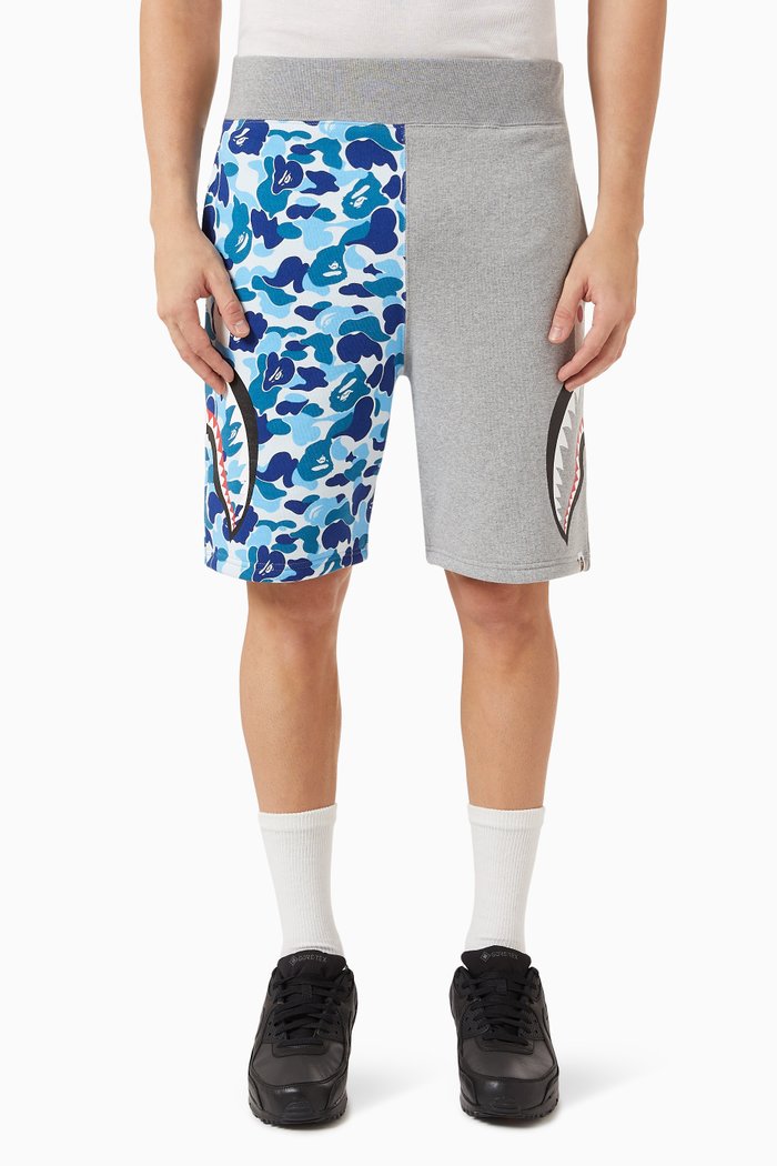 

ABC Camo Side Shark Sweatshorts in Cotton, Multicolour