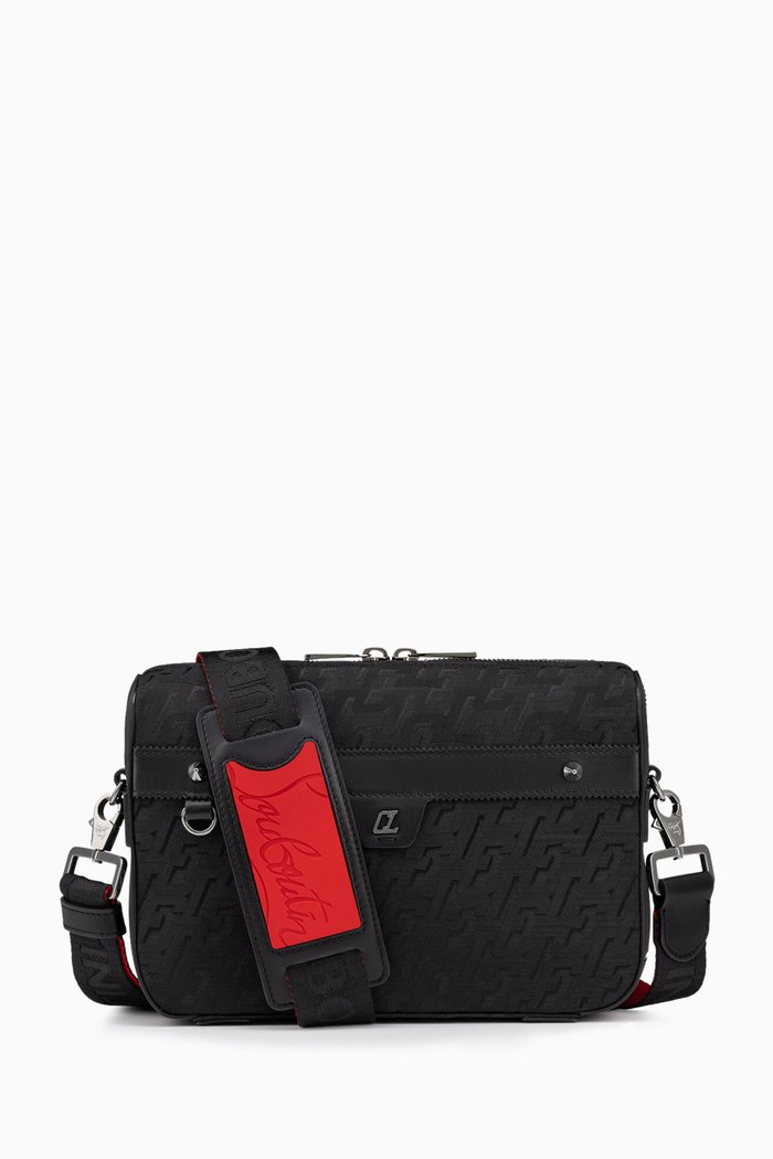 

Ruisbuddy Messenger Bag in Leather, Black