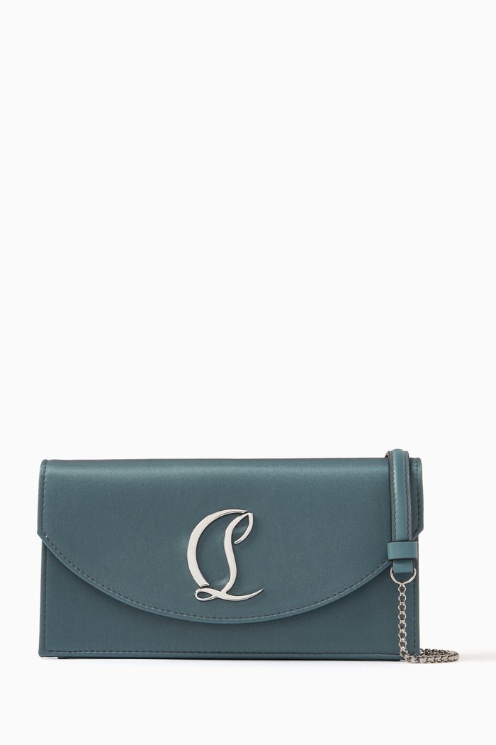 

Loubi54 Clutch in Satin, Grey
