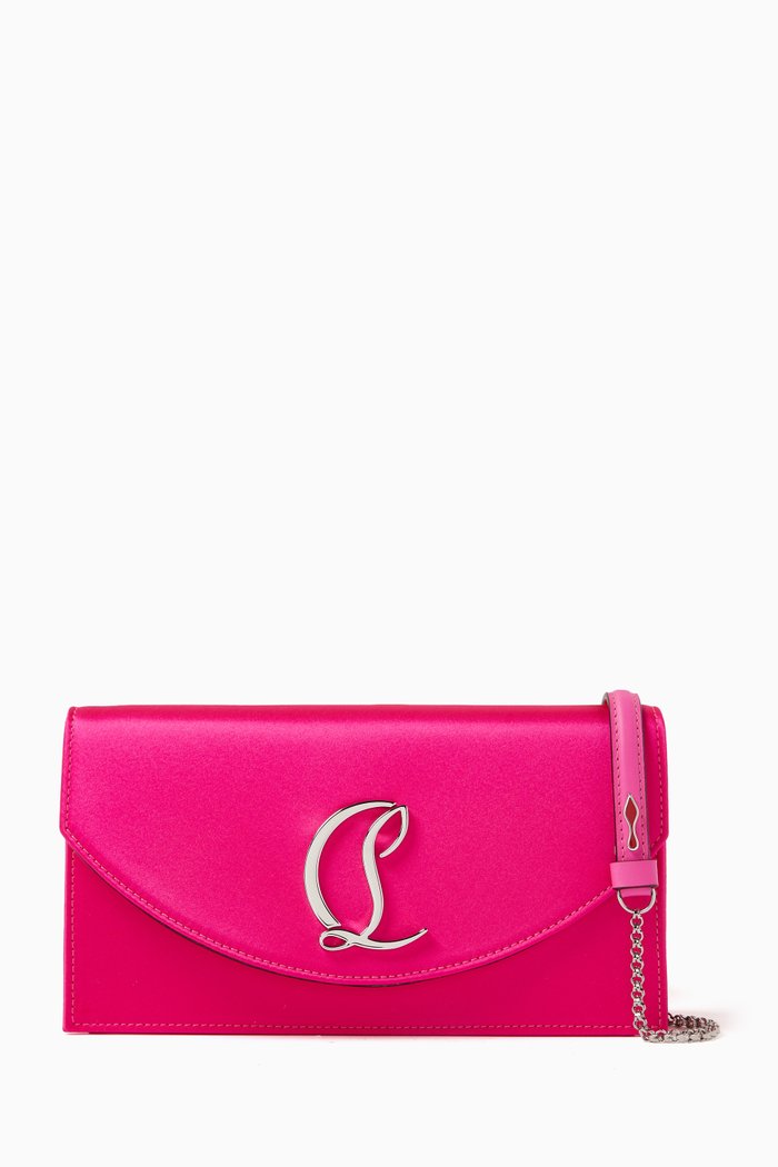 

Loubi54 Clutch in Satin, Pink