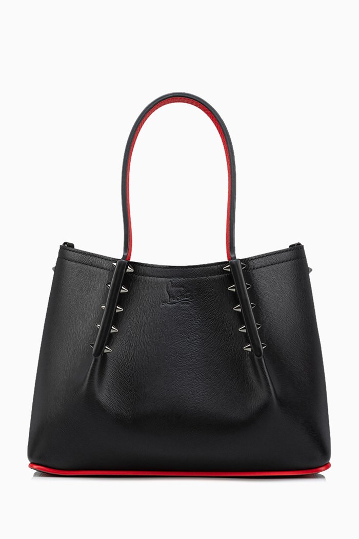 

Cabarock Tote Bag in Smooth Leather, Black
