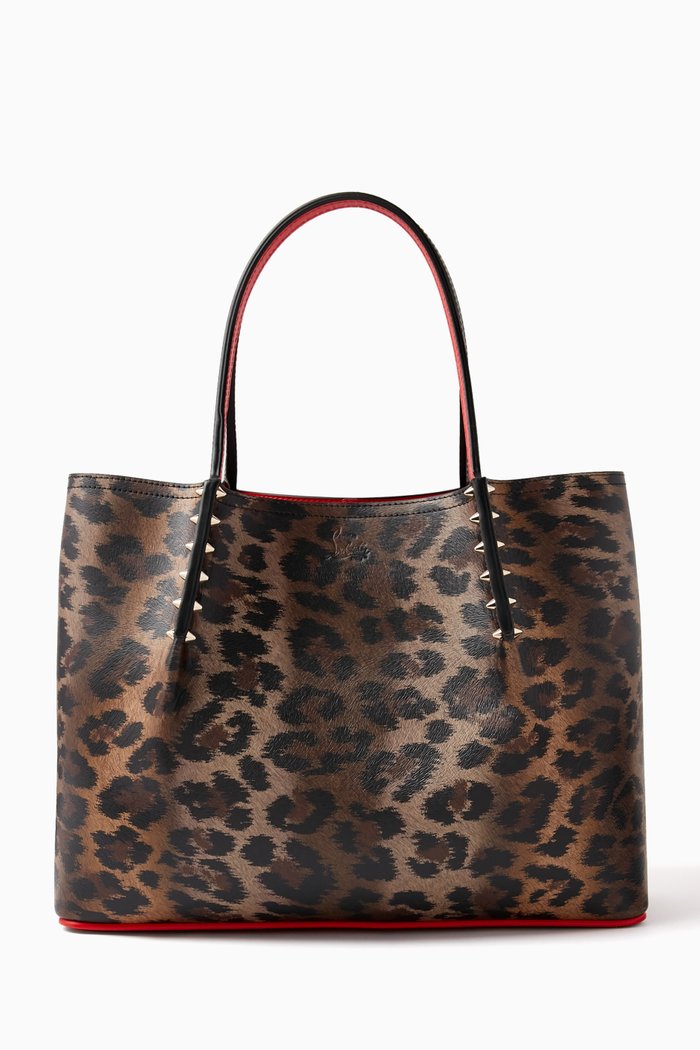 

Small Cabarock Tote Bag in Leather, Brown