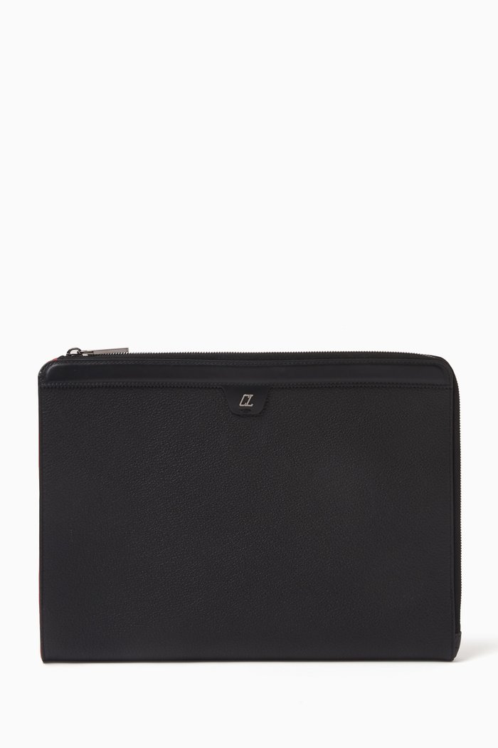 

For Rui Clutch Bag in Calf Leather, Black