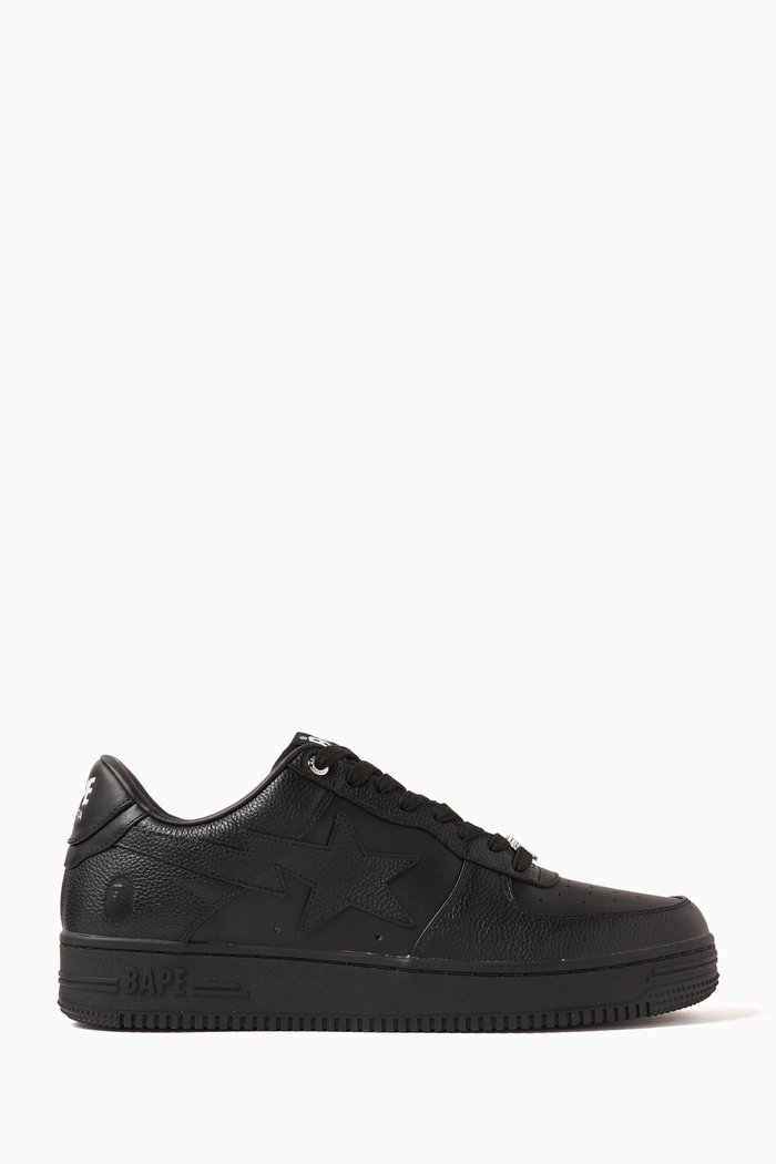 

BAPE STA #6 M2 Sneakers in Leather, Black