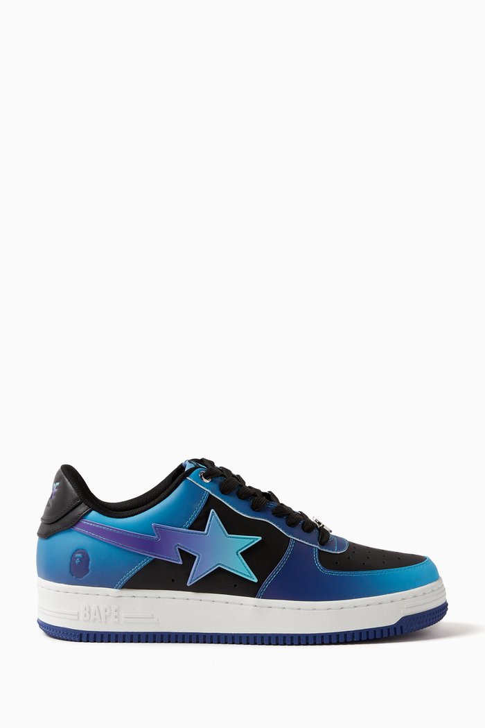 

BAPE STA #7 M2 Sneakers in Leather, Blue