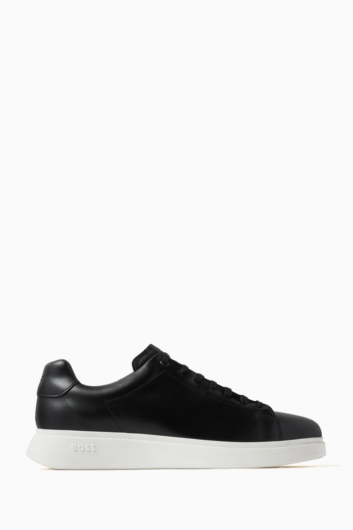 

Bulton Low-top Sneakers in Leather, Black