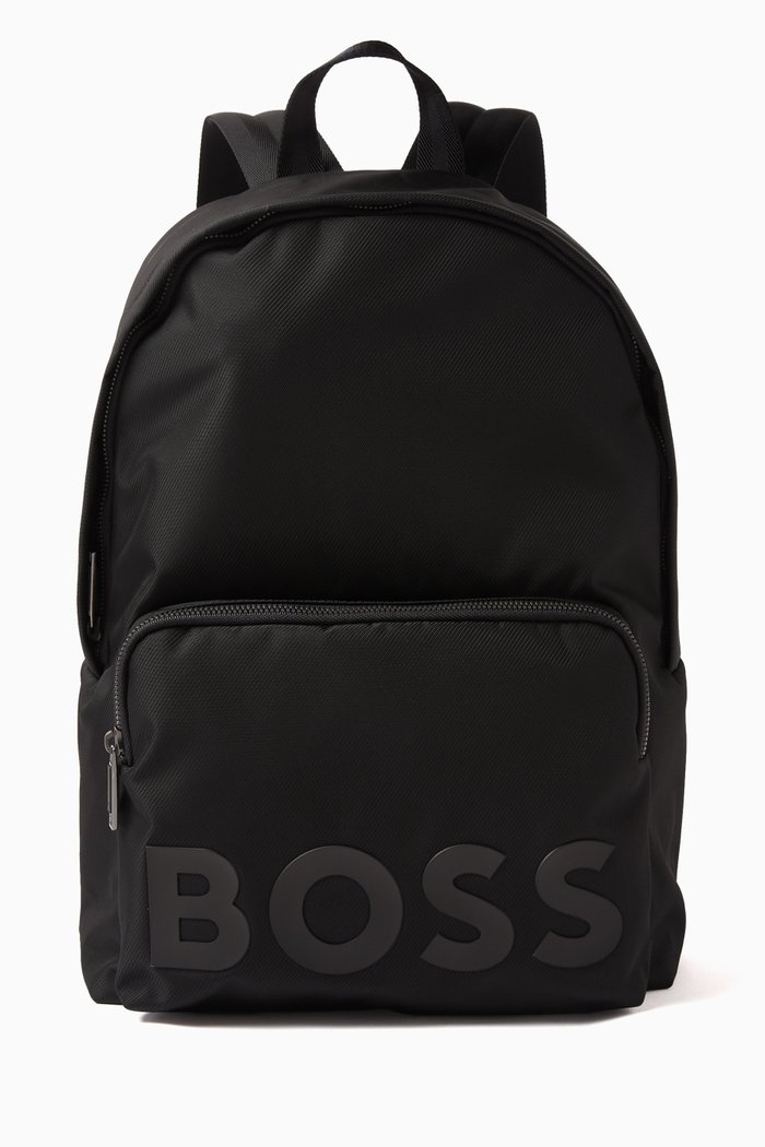 

Catch Backpack in Recycled Tech Fabric, Black
