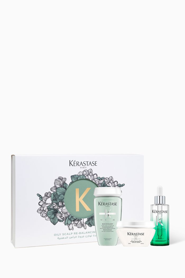 

Oily Hair & Scalp Regime Set, Colourless