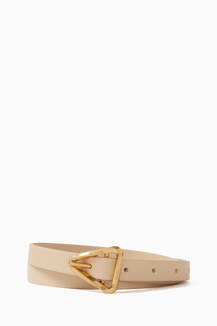 

Grasp Belt in Calf Leather, Neutral