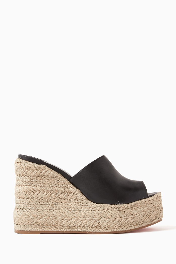 

Ariella Zeppa 130 Wedges in Nappa, Black