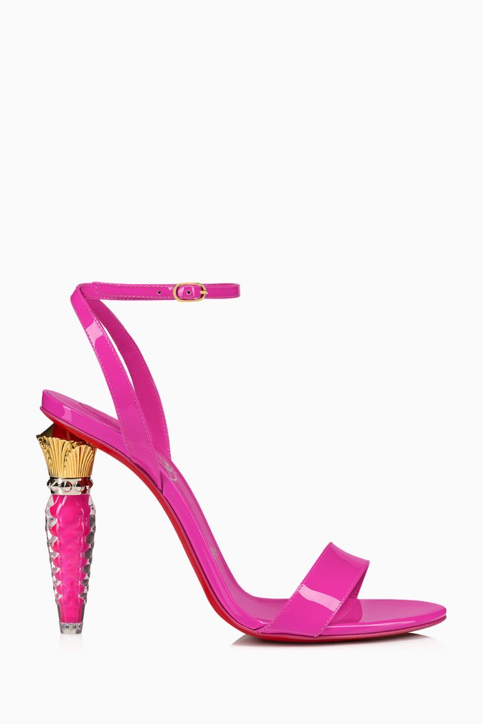 

Lipgloss Queen 100 Sandals in Patent Leather, Pink