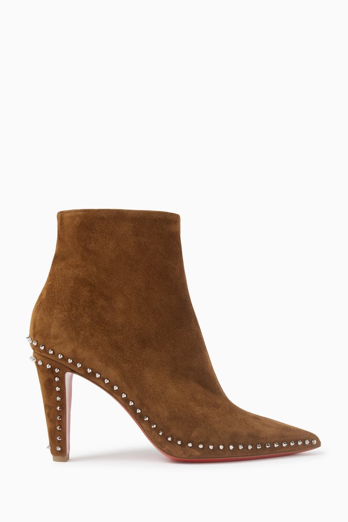 

Vidura 85 Ankle Boots in Veau Velours, Brown
