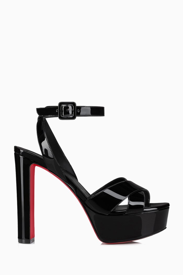 

Supramariza 130 Sandals in Patent Leather, Black