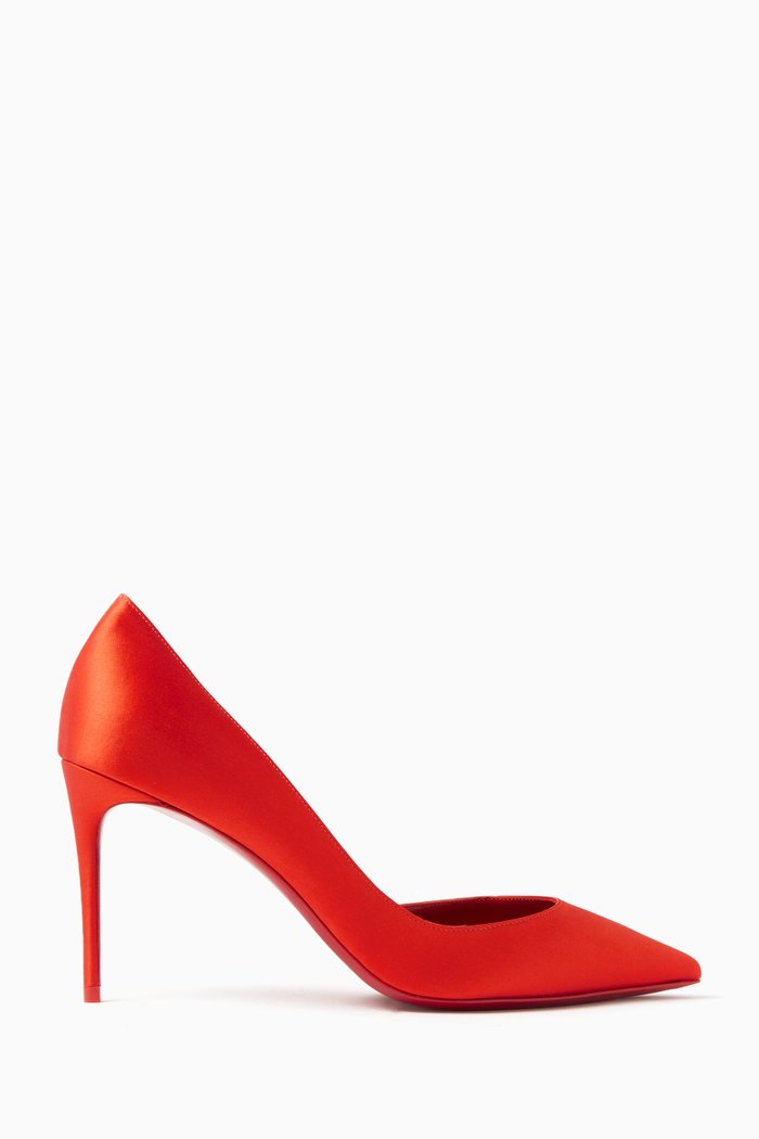 

Iriza 85 Pumps in Crêpe Satin, Red