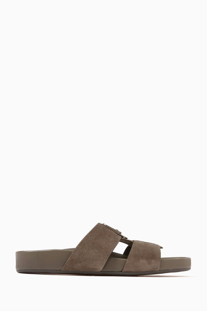 

Dhabubizz Sandals in Suede, Green